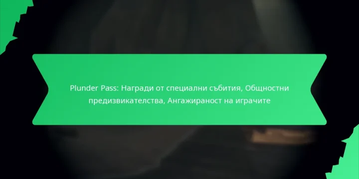 Plunder Pass: Награди от специални събития, Общностни предизвикателства, Ангажираност на играчите