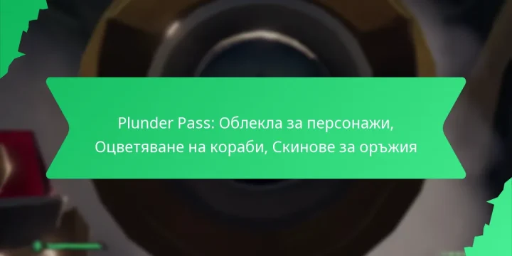 Plunder Pass: Облекла за персонажи, Оцветяване на кораби, Скинове за оръжия