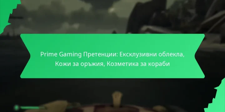 Prime Gaming Претенции: Ексклузивни облекла, Кожи за оръжия, Козметика за кораби