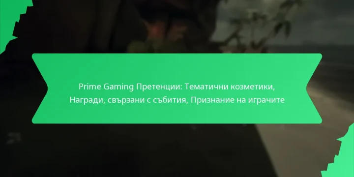 Prime Gaming Претенции: Тематични козметики, Награди, свързани с събития, Признание на играчите