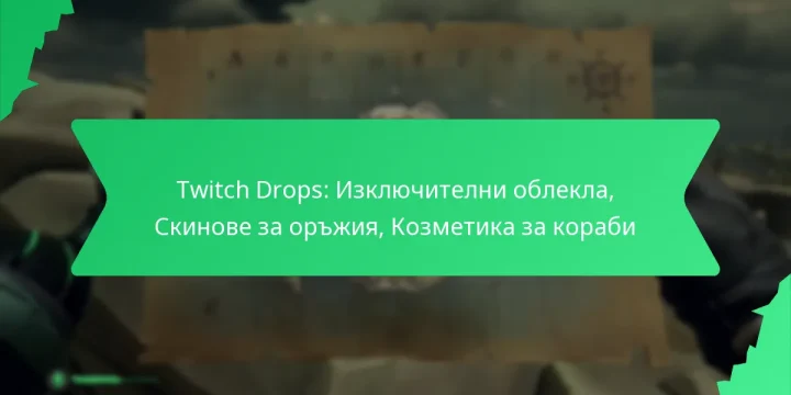 Twitch Drops: Изключителни облекла, Скинове за оръжия, Козметика за кораби