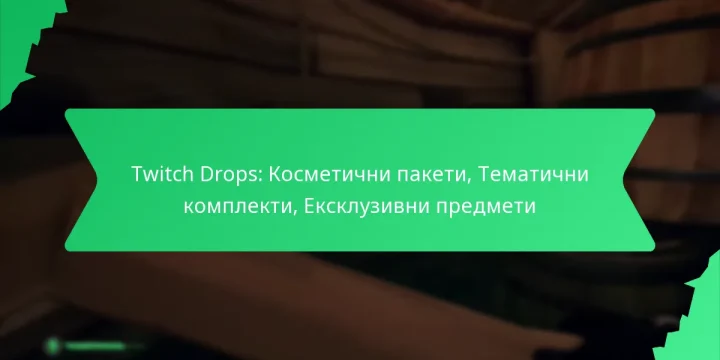 Twitch Drops: Косметични пакети, Тематични комплекти, Ексклузивни предмети