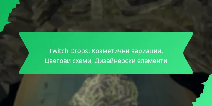 Twitch Drops: Козметични вариации, Цветови схеми, Дизайнерски елементи