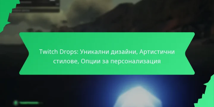 Twitch Drops: Уникални дизайни, Артистични стилове, Опции за персонализация